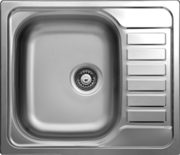 иноксови кухненски мивки от неръждаема стомана - алпака модел EX 196