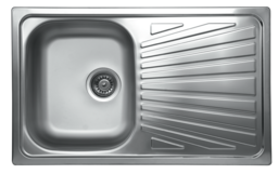 Кухненски мивки за вграждане от неръждаема стомана - алпака модел EX 194
