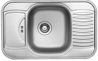 Кухненски мивки от неръждаема стомана - алпака модел UK 185