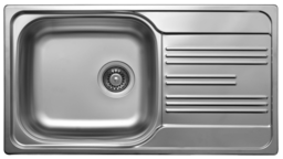 Кухненски Mивки за вграждане от неръждаема стомана - алпака модел 198