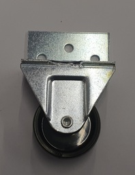 Еднопосочно Мебелно колелце Ф50/h68/40kg/ с L планка 34х67