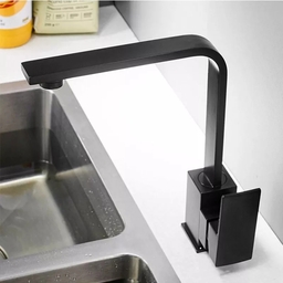 Смеистел за Кухня квадратен в черен мат 