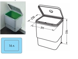Кухненска кофа за вграждане SESAMO 45 1x16