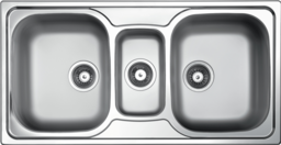 Кухненски мивки от неръждаема стомана - алпака модел EX  319
