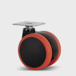 Мебелно Колело Дизайнерско Черно - Червено