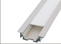 Алуминиев профил за LED лента 2 м - ГРОУВ комплект с покриваща лента - МАТ