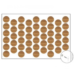 Самозалепваща тапа за покриване на винт Тик