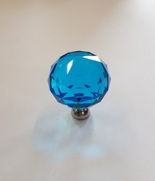 Мебелна дръжка модел със Син Кристал