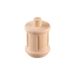 Дървен Крак Кръгъл Конус за Маса, Шкаф, Гардероб, Мебели