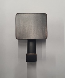 Мебелна Закачалка Черен Мат с Медни Нишки