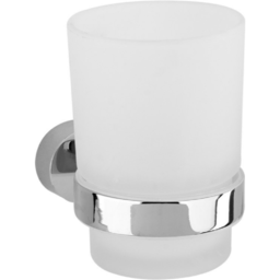 Държач с чаша за баня FALA, хром, Ø 65 мм