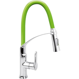 Кухненски смесител с гъвкава лебедка (чучур) FALA 2, зелен
