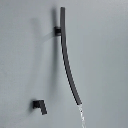 Дизайнерски Смесител за умивалник Черен Мат