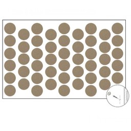 Самозалепваща тапа за покриване на винт Капучино