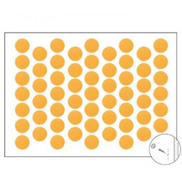 Самозалепваща тапа за покриване на винт Жълто