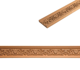 Дървен декоративен профил за мебели и декарации