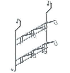 окачваща поставка на тръба Ф16 мм за чаши