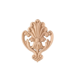 Дървен Орнамент за Декорации, дървена апликация за мебели