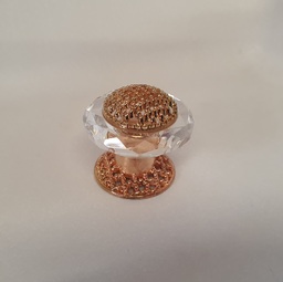 Мебелна Дръжка Златна с Кристал