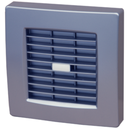 Битов вентилатор с автоматични клапи AOL 100 AB Ф100 (Сив мат)