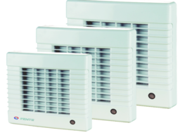 Битов вентилатор с автоматични жалузи и повишен дебит VENTS Серия MA Turbo Ф125