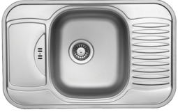 Кухненски мивки от неръждаема стомана - алпака модел UK 185