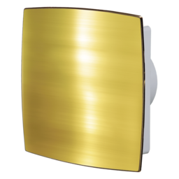 Дизайнерски вентилатор с автоматични жалузи VENTS Серия LD/LDA Auto Ф100 (Месинг)