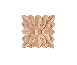 Дървен Орнамент за Декорации, дървена апликация за мебели