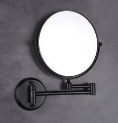 Подвижно Огледало за Баня в Черен Мат 