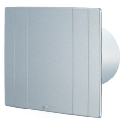 Дизайнерски вентилатор с двигател на лагери и обратна клапа BLAUBERG QUATRO Ф100 Plat