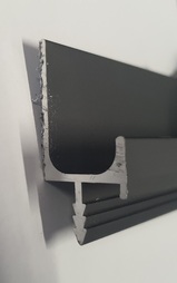 Кант Дръжка за Кухни в Черен Мат