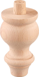 Дървен Крак Кръгъл Конус за Маса, Шкаф, Гардероб, Мебели