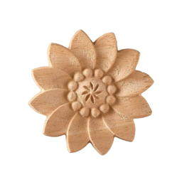 Дървен Орнамент за Декорации, дървена апликация за мебели