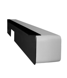 Лайсна за плот 4 см Т образна Черна