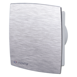 Дизайнерски вентилатор с автоматични жалузи VENTS Серия LD/LDA Auto Ф100 (Алуминий мат)