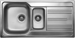 Кухненски мивки от неръждаема стомана - алпака модел EX 197