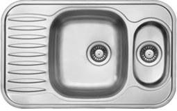 Кухненски мивки от неръждаема стомана - алпака модел UK 186