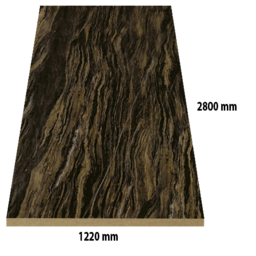 M33 Черен мрамор гланц - 18 мм МДФ с ПВЦ покритие М33