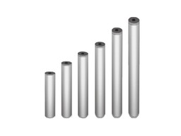 Дистанционер за мебели Конектор ф42 L30см. - Мат  Хром