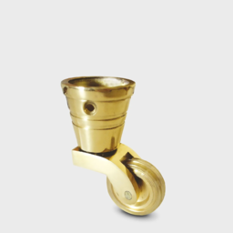 Мебелно Колело Дизайнерско Жълто