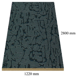 6108 /503 Черна структура мат - 18 мм МДФ с ПВЦ покритие