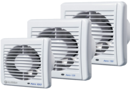 Битов вентилатор с двигател на лагери и обратна клапа BLAUBERG Серия Aero Ф150