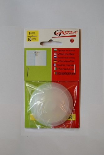 Буфер - Стопер за Врата Ф60 мм (Прозрачен)