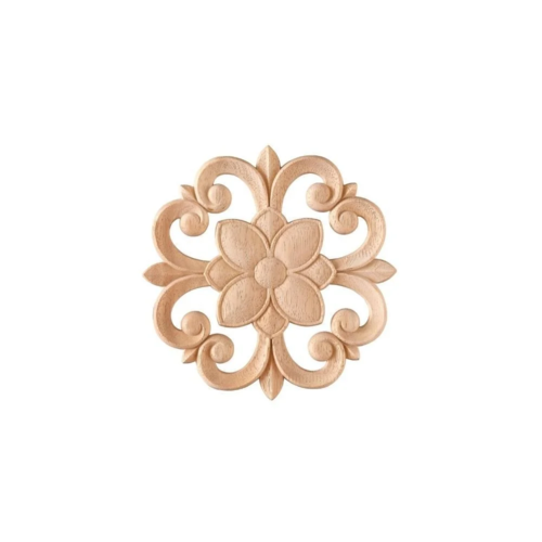 Дървен Орнамент за Декорации, дървена апликация за мебели