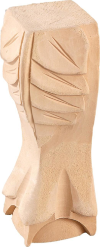 Дървен Крак Кръгъл Конус за Маса, Шкаф, Гардероб, Мебели