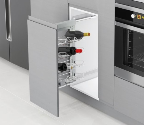 МЕХАНИЗЪМ ЗА БУТИЛКИ ВИНО STARAX с водачи странично водене Blum