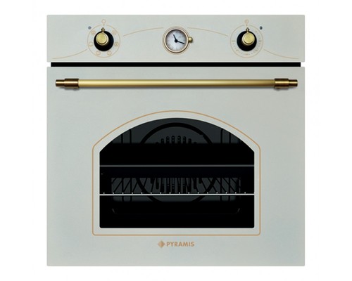 Фурна за вграждане Антик, Ретро  Pyramis 60АП Rustik беж