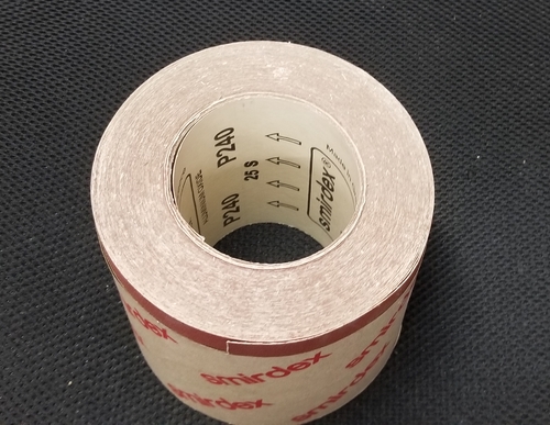 Шкурка - червена на хартия СМИРДЕКС 115 мм х 25 м х Р80