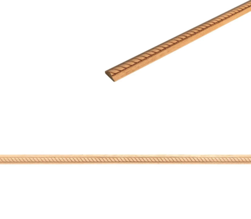 Дървен декоративен профил за мебели и декарации