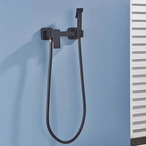 Смесители за баня биде хигиенен душ Черен Мат